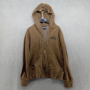 Patagonia Sweatshirt Mens XS Brown Heather Fitz Roy Scope Lightweight Zip Hoodie
